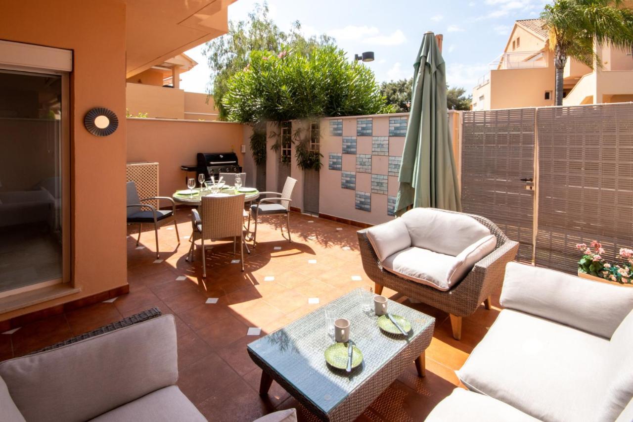 Ground Floor Apartment, Los Jardines De Santa Maria Elviria マルベーリャ エクステリア 写真
